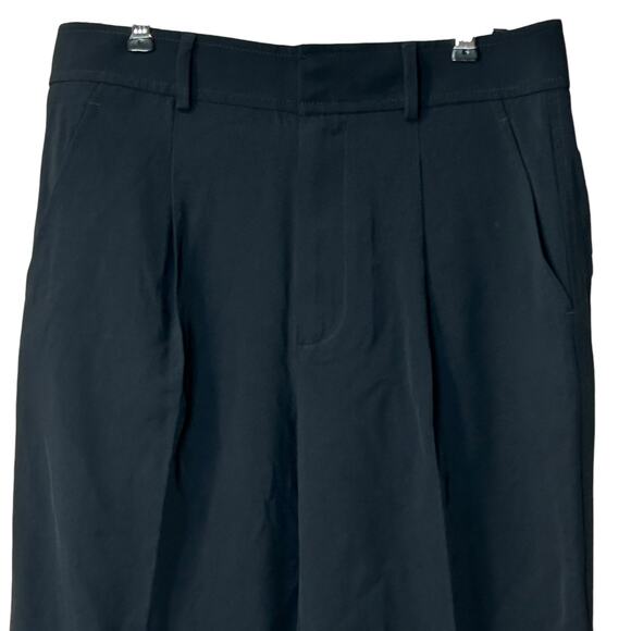 Everlane Japanese GoWeave Way-High Tapered Pant Black Women 6 NWT - Picture 8 of 14